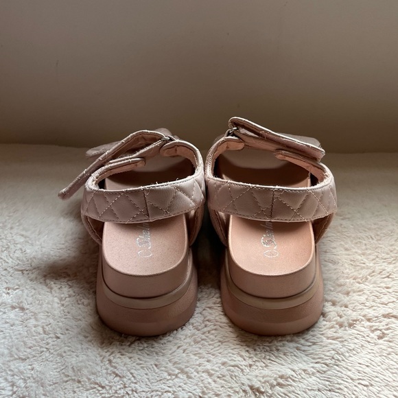 Two Strap Blush Pink Sandals | Size 9 - Picture 4 of 5